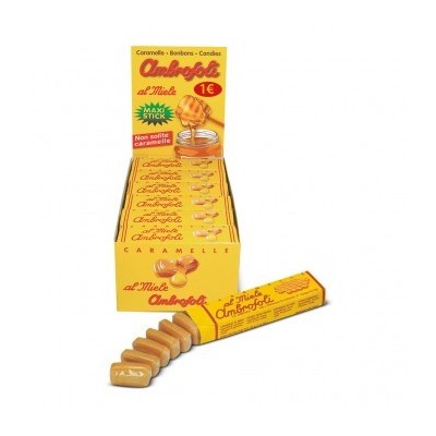 CARAMELLE al MIELE Ambrosoli STICK Pz.24 